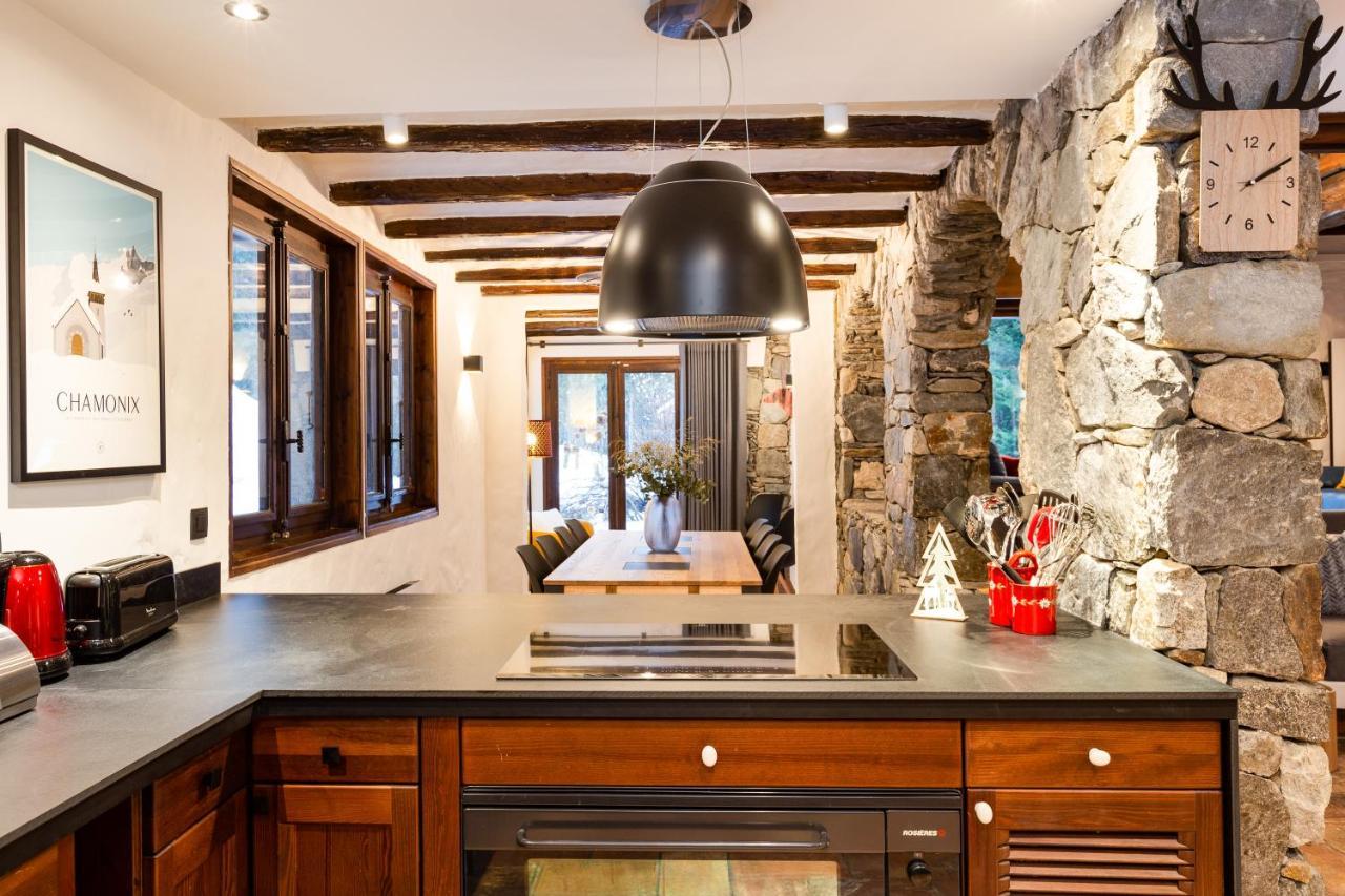 Chalet Les Praz - 280Sqm - Sauna Cinema Fitness - 5 Bedrooms In Heart Of Les Praz - By Cozee Rentals Chamonix Dış mekan fotoğraf